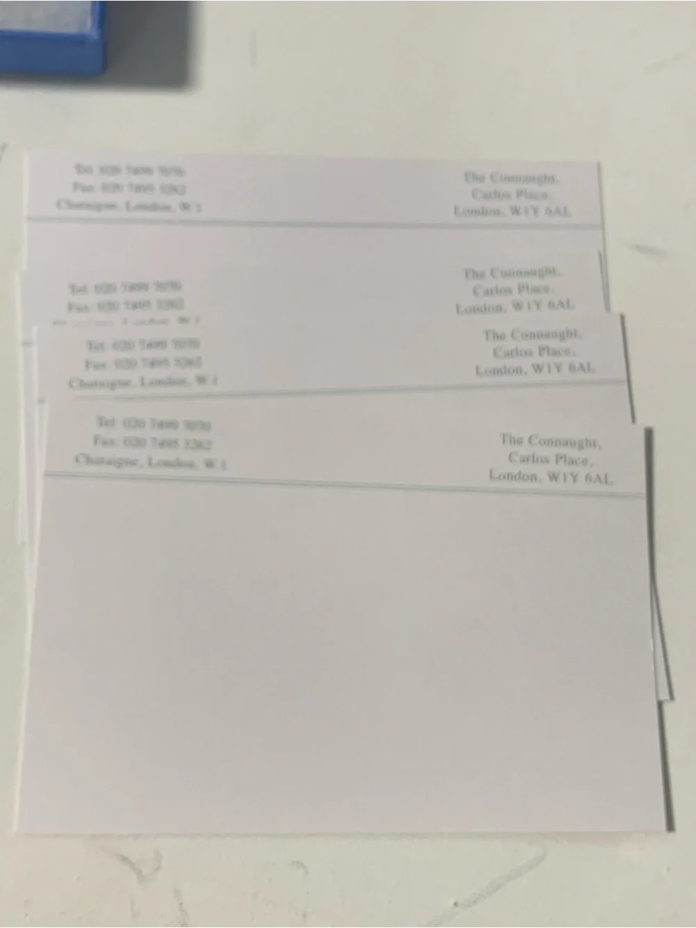 Smythson of Bond Street Stationary Mixed Lot